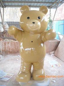 网红手绘雕塑熊图片,萌态可掬的艺术新宠